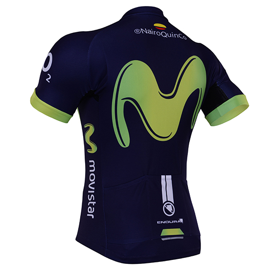 Maglia Movistar Manica Corta 2017 nero